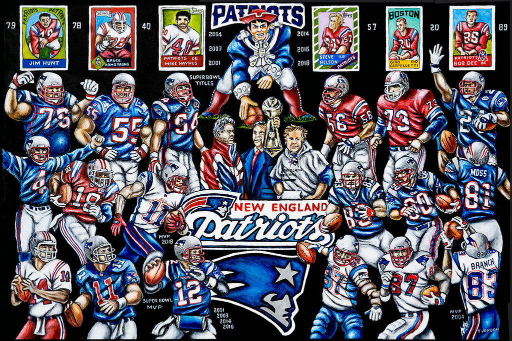Completed Paintings Announcement  -- Patriots Tribute -- Thomas Jordan Gallery