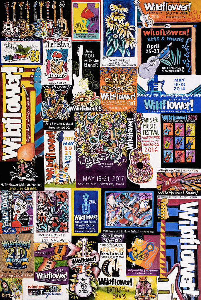 Completed Painting Announcement -- Wildflower Event Tribute Poster by Thomas Jordan