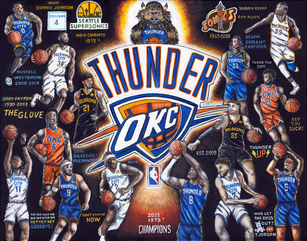 OKC Thunder Tribute -- by Thomas Jordan Gallery
