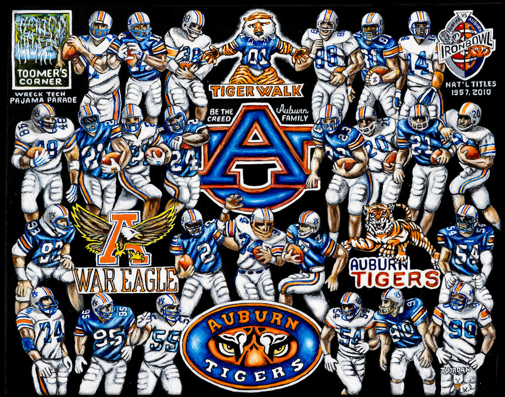 Auburn Tigers Tribute -- by Thomas Jordan Gallery