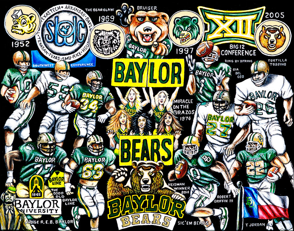 Baylor Bears Tribute -- by Thomas Jordan Gallery