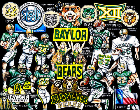 Baylor Bears Tribute -- by Thomas Jordan Gallery