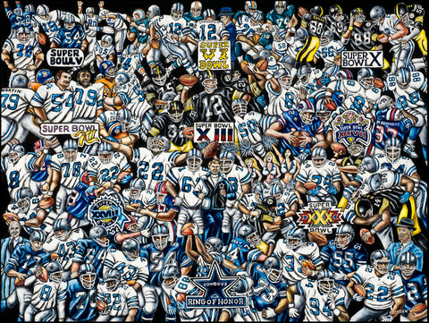 Dallas Cowboys Tribute -- by Thomas Jordan Gallery