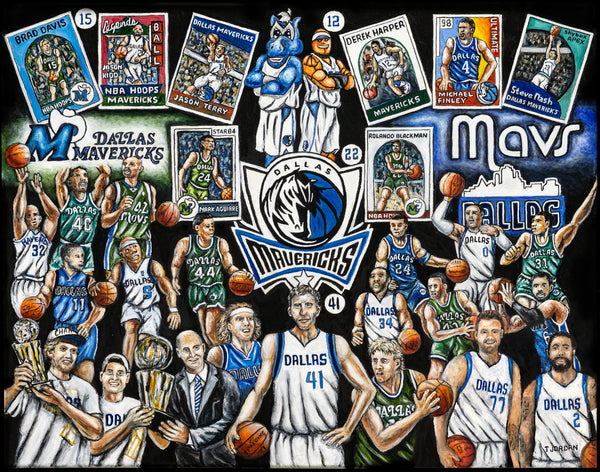 Dallas Mavericks Tribute -- by Thomas Jordan Gallery