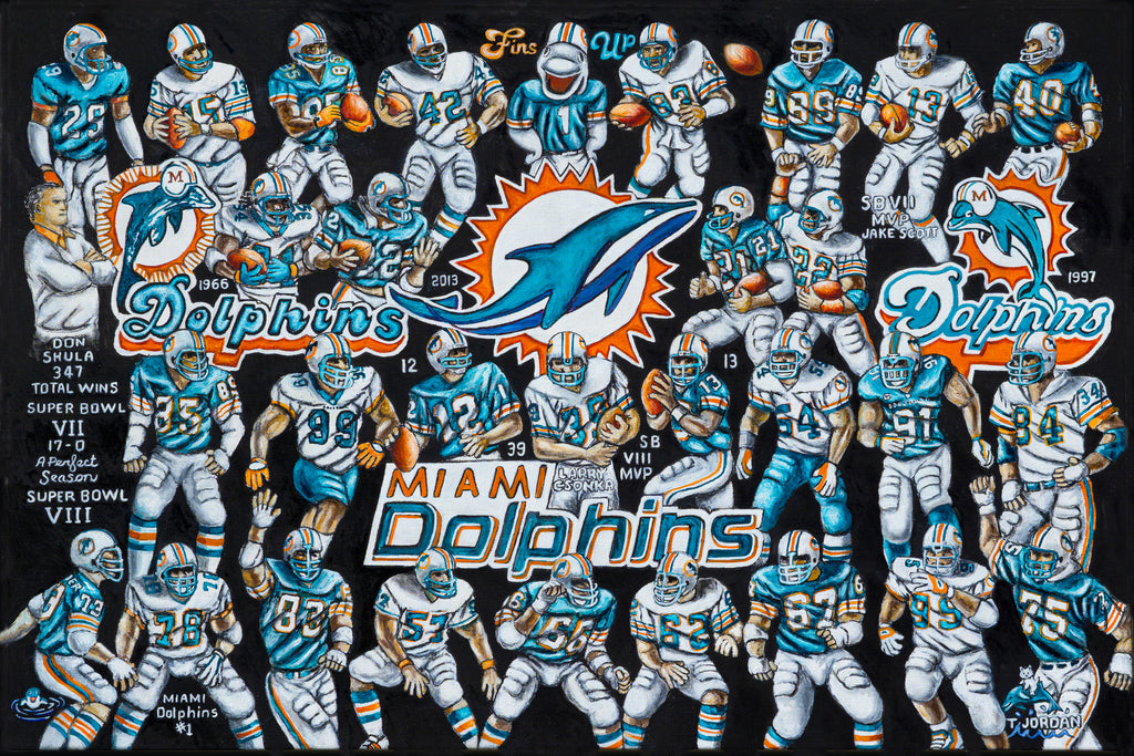 Miami Dolphins Tribute -- by Thomas Jordan Gallery