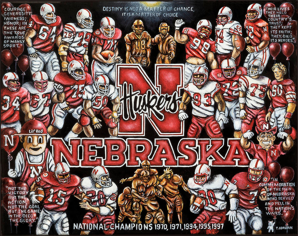 Nebraska Cornhuskers Tribute -- by Thomas Jordan Gallery