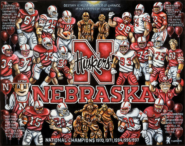 Nebraska Cornhuskers Tribute -- by Thomas Jordan Gallery