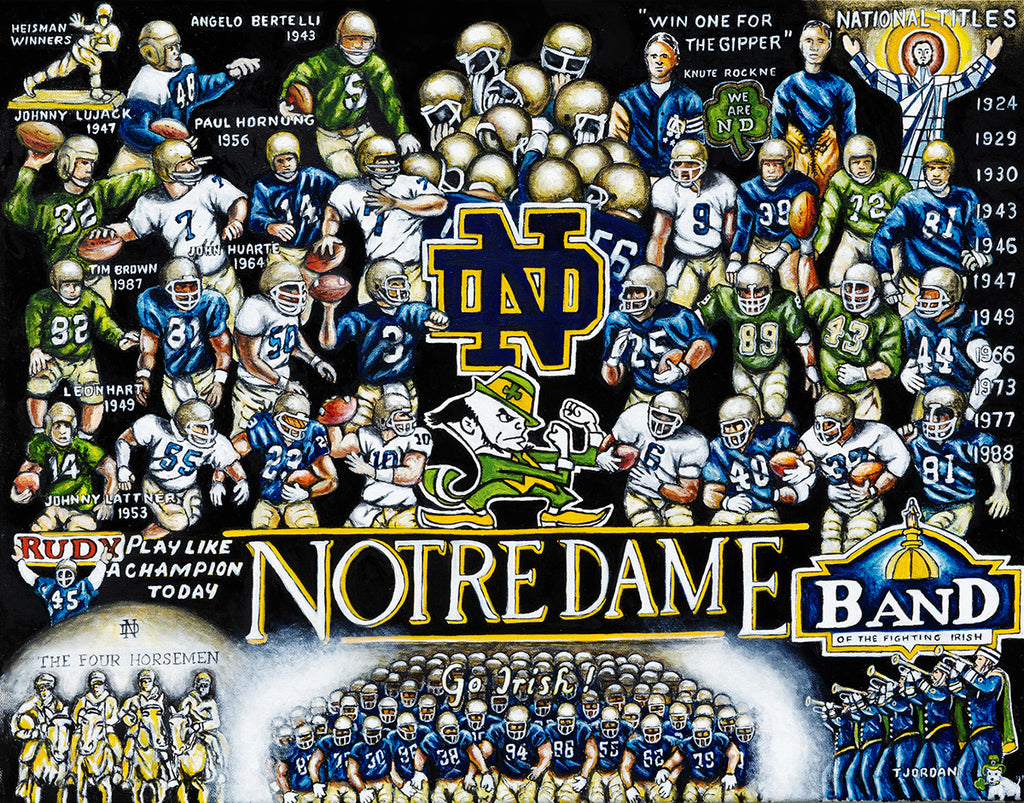 Notre Dame Tribute -- by Thomas Jordan Gallery