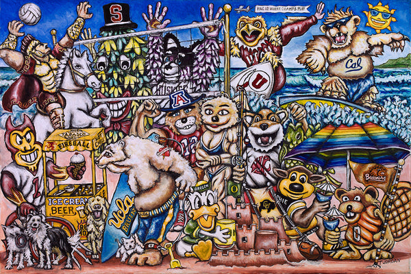 PAC 12 Beach Party -- by Thomas Jordan Gallery