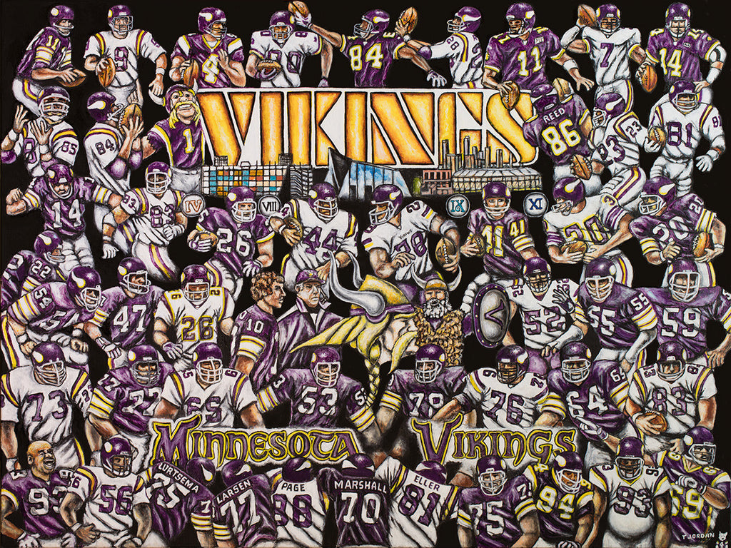 Vikings Tribute -- by Thomas Jordan Gallery