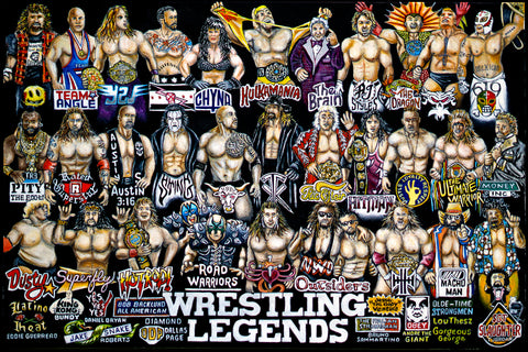 Wrestling Legends Tribute -- by Thomas Jordan Gallery