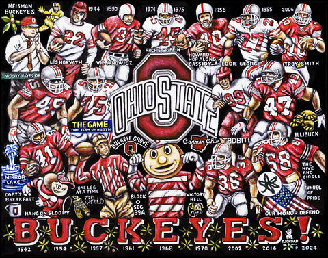 Ohio State Buckeyes Tribute -- by Thomas Jordan Gallery