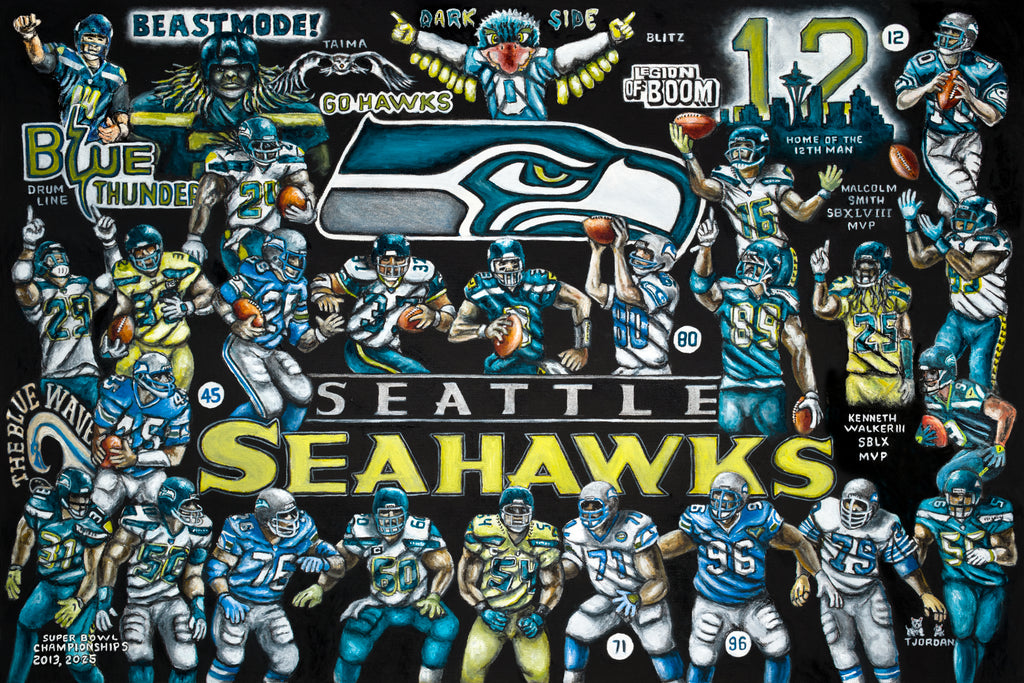 Seattle Seahawks Tribute -- by Thomas Jordan Gallery