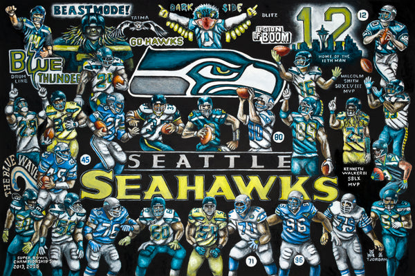 Seattle Seahawks Tribute -- by Thomas Jordan Gallery