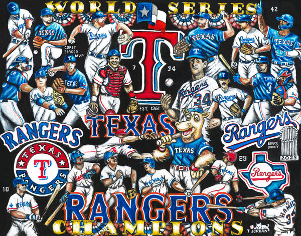 Texas Rangers Tribute -- by Thomas Jordan Gallery
