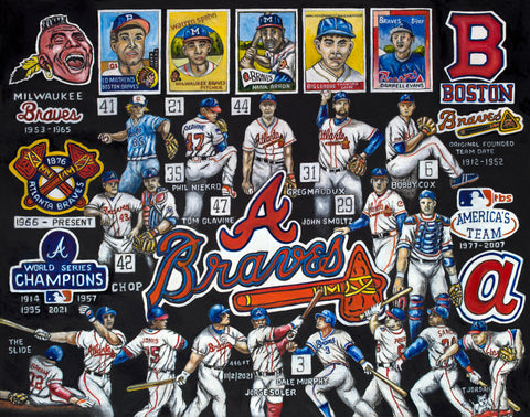 Atlanta Braves Tribute -- by Thomas Jordan Gallery