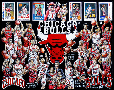 Chicago Bulls Tribute -- by Thomas Jordan Gallery