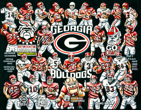 Georgia Bulldogs Tribute -- by Thomas Jordan Gallery