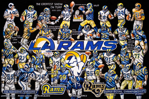 Los Angeles Rams Tribute -- by Thomas Jordan Gallery