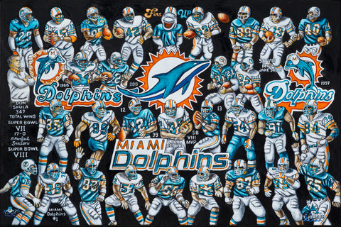 Miami Dolphins Tribute -- by Thomas Jordan Gallery