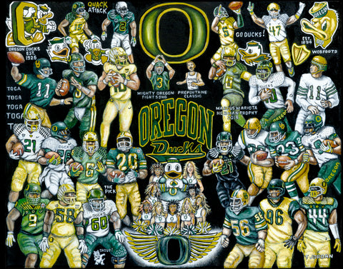 Oregon Ducks Tribute -- by Thomas Jordan Gallery