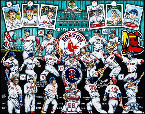 Boston Red Sox Tribute -- by Thomas Jordan Gallery