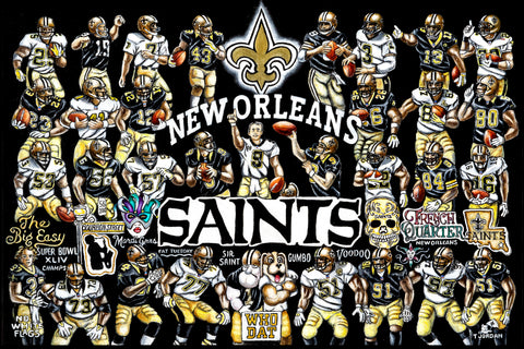 New Orleans Saints Tribute -- by Thomas Jordan Gallery