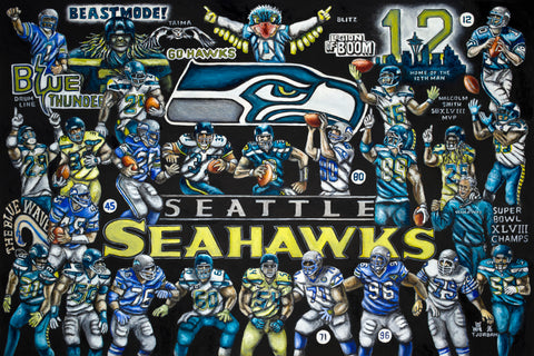 Seattle Seahawks Tribute -- by Thomas Jordan Gallery