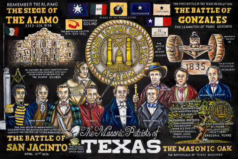 Texas Masons Tribute (Specially Signed/Numbered) -- by Thomas Jordan Gallery